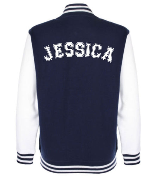 Personalised Children's Varsity Jacket With Initial and Name