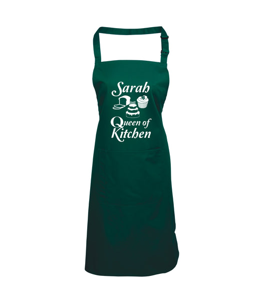 Personalised Queen of Kitchen Apron