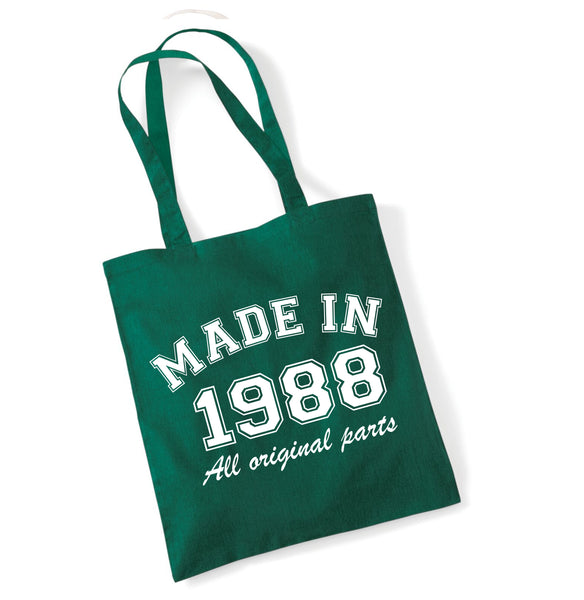Personalised Year 'Made in (insert year)' Tote Bag