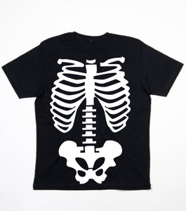Skeleton Halloween Black Children's T-shirt