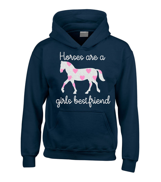 Horses are a girls best Friend (D2) Hoodie