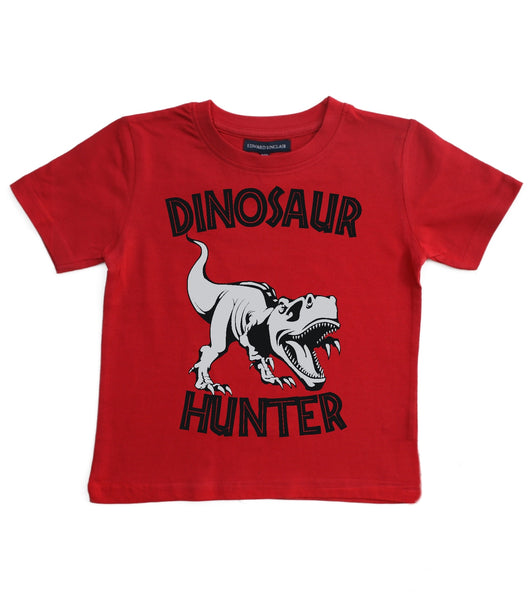 T-shirt enfant chasseur de dinosaures
