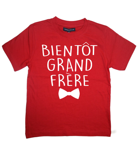 Bientôt Grand Frère Children's T-shirt
