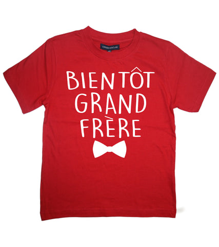 Bientôt Grand Frère Children's T-shirt