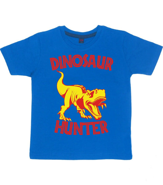 T-shirt enfant chasseur de dinosaures