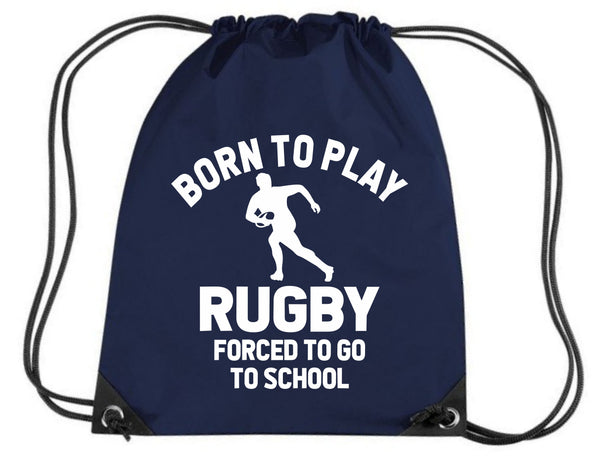 Né pour jouer au rugby Sac à cordon