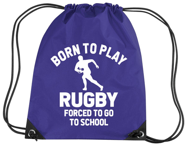 Né pour jouer au rugby Sac à cordon