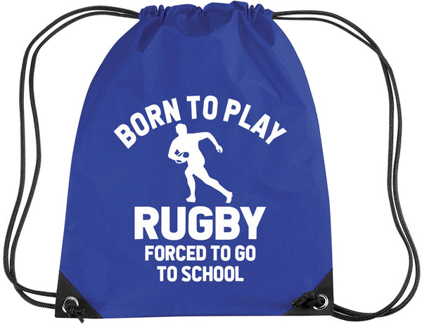 Né pour jouer au rugby Sac à cordon