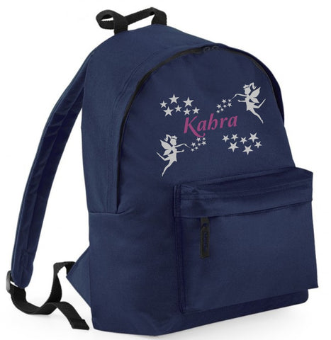 Personalised Fairy Backpack with Glitter Print