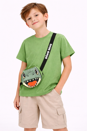 ColT & KiN –  "Dino Hug" Unisex Pocket Tee