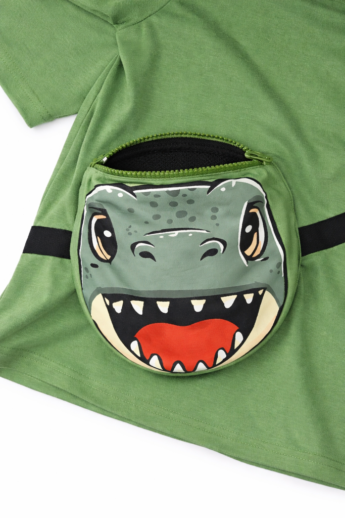 ColT & KiN –  "Dino Hug" Unisex Pocket Tee