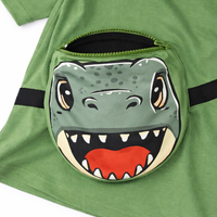 ColT & KiN –  "Dino Hug" Unisex Pocket Tee