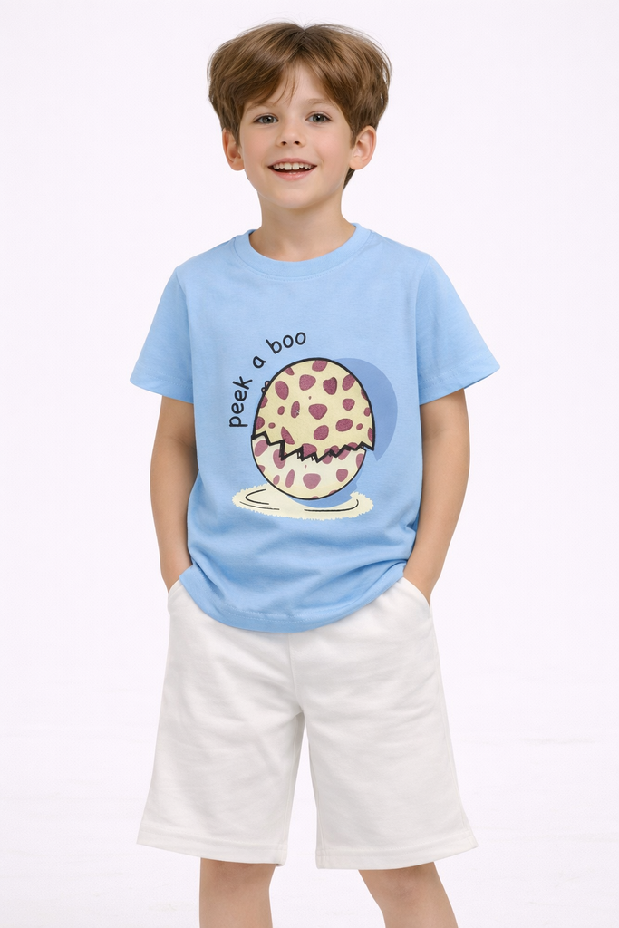 ColT & KiN – Peek-a-Boo Dino Unisex Tee