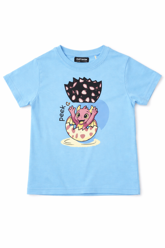 ColT & KiN – Peek-a-Boo Dino Unisex Tee