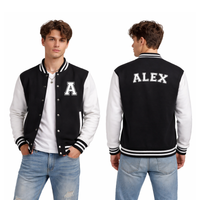 Personalised Adult Varsity Jacket With Initial and Name