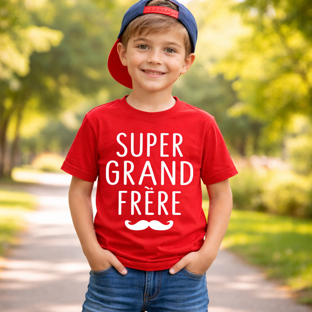 T-shirt enfant Super Grand Frère