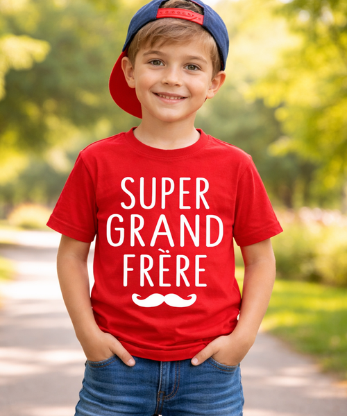 T-shirt enfant Super Grand Frère