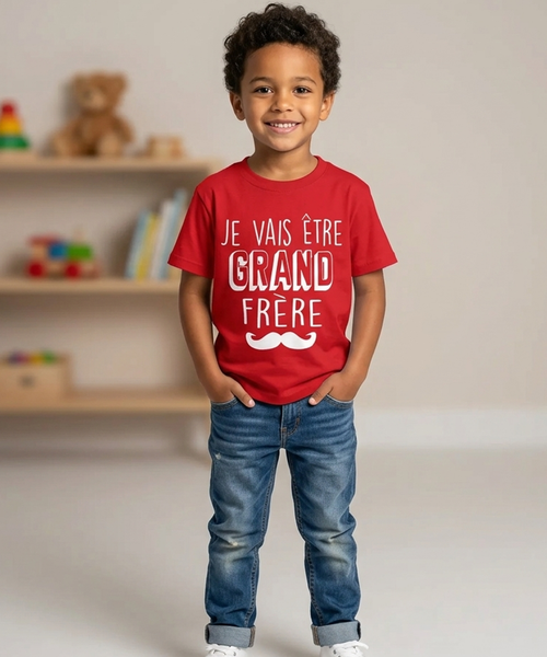 Je Vais Être Grand Frère Children's T-shirt