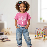 T-shirt Enfant Je Vais être Grande Soeur Rose Bubblegum