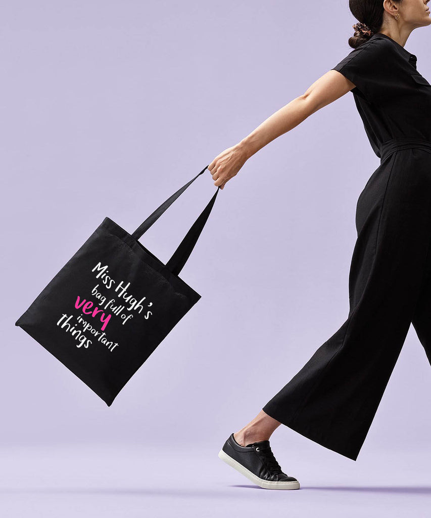 Sac personnalisé plein de choses très importantes 