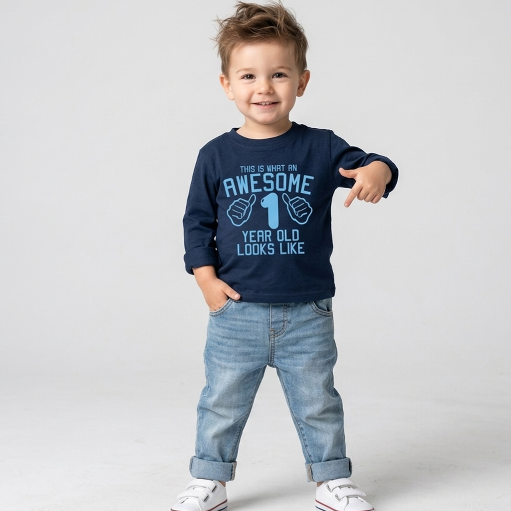 This is what an Awesome 1 Looks Like Sweatshirt