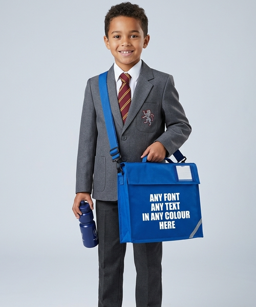 Cartable n'importe quel texte personnalisé avec sangles 