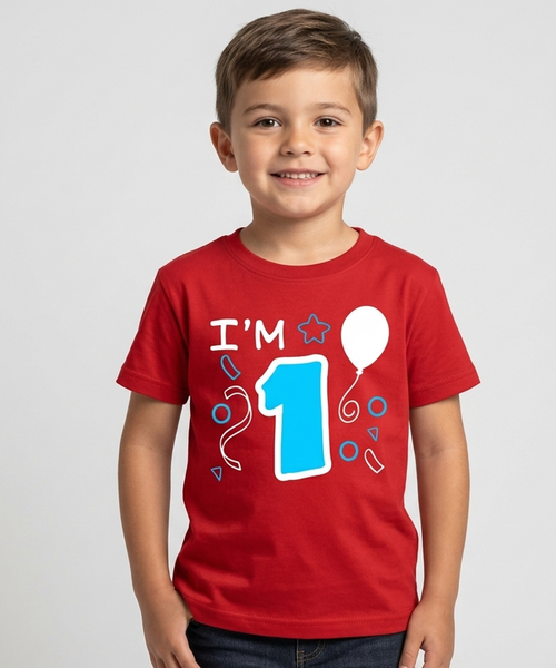 J'ai 1 ans T-shirt d'anniversaire pour enfants 