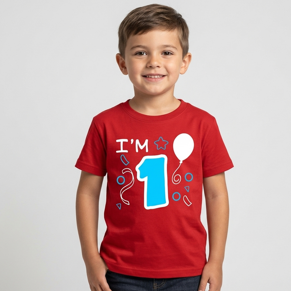 J'ai 1 ans T-shirt d'anniversaire pour enfants 