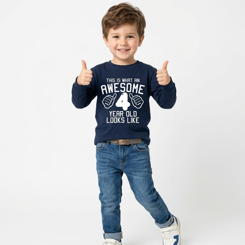 Voici à quoi ressemble un sweat-shirt génial pour un enfant de 4 ans