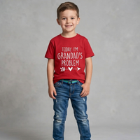 Aujourd'hui, je suis le problème de grand-père. T-shirt pour enfants 