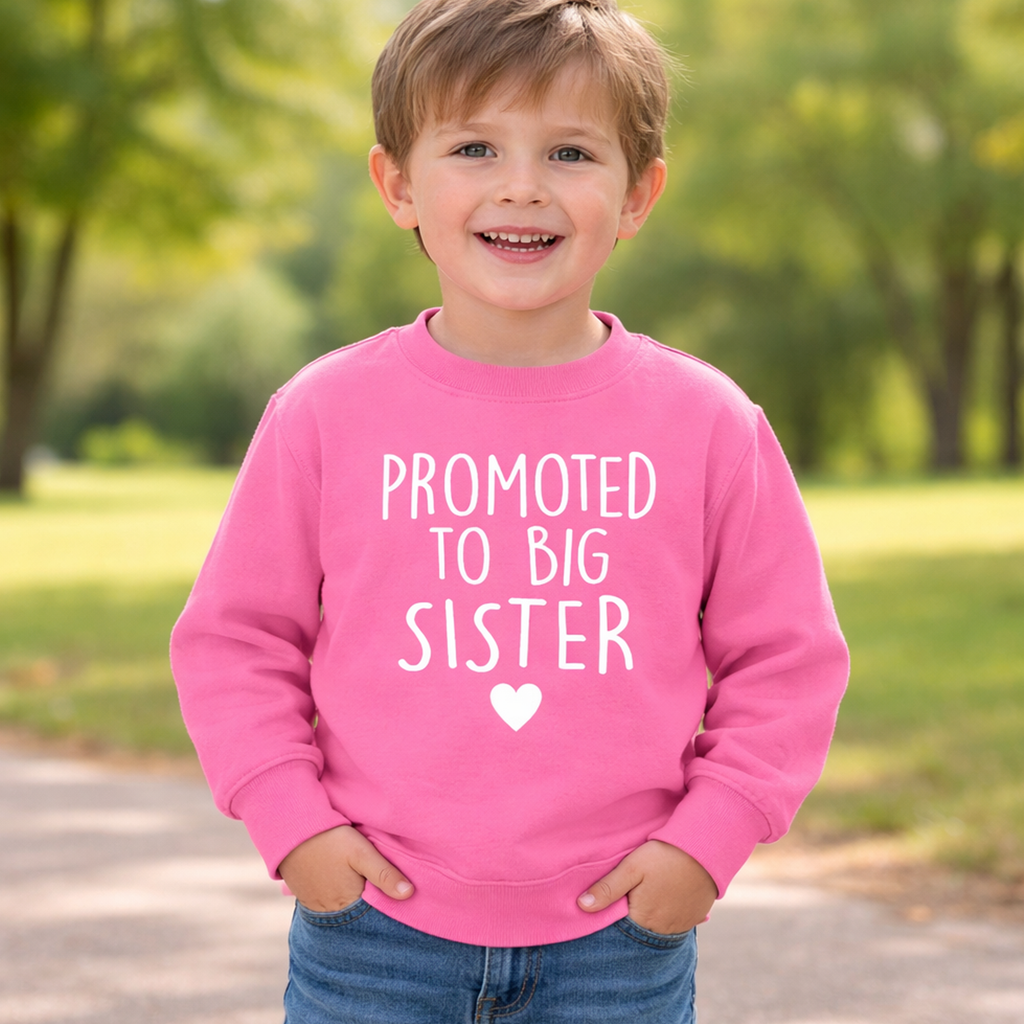 Promu à Big Sister Bubblegum Sweat-shirt rose 