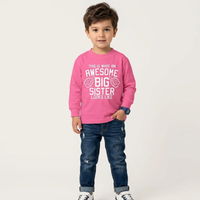 This is What An Awesome Big Sister Looks Like Bubblegum Pink Sweatshirt