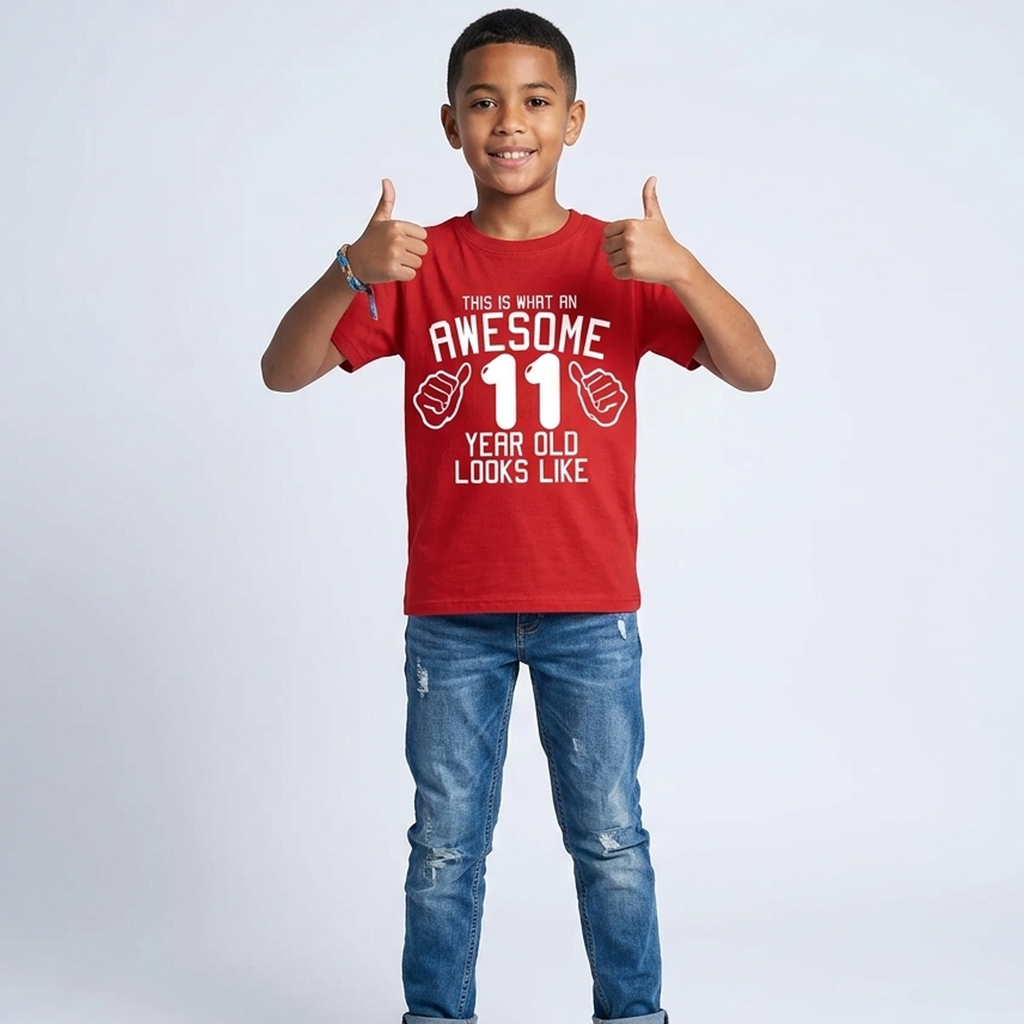This is What An Awesome 11 Year Old Looks Like Children's T-Shirt
