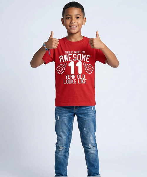 C'est à quoi ressemble un génial 11 ans T-shirt pour enfants 