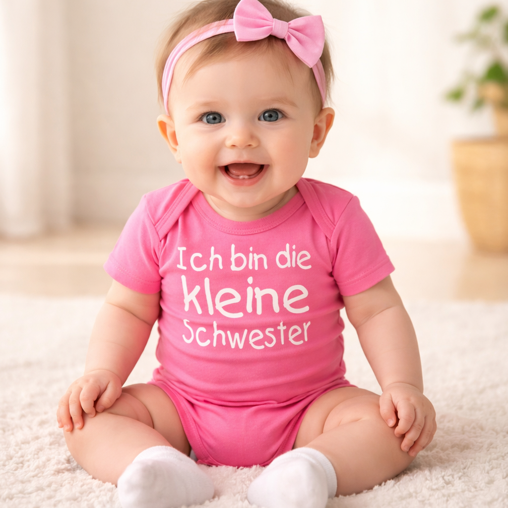Ich bin die Kleine Schwester Baby Bodysuit
