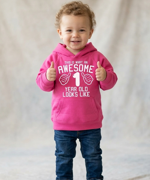 Ce sweat à capuche de 1 an ressemble à un 1er anniversaire 
