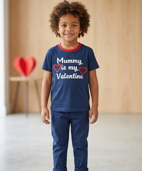 Mummy is my Valentine Children's T-shirt