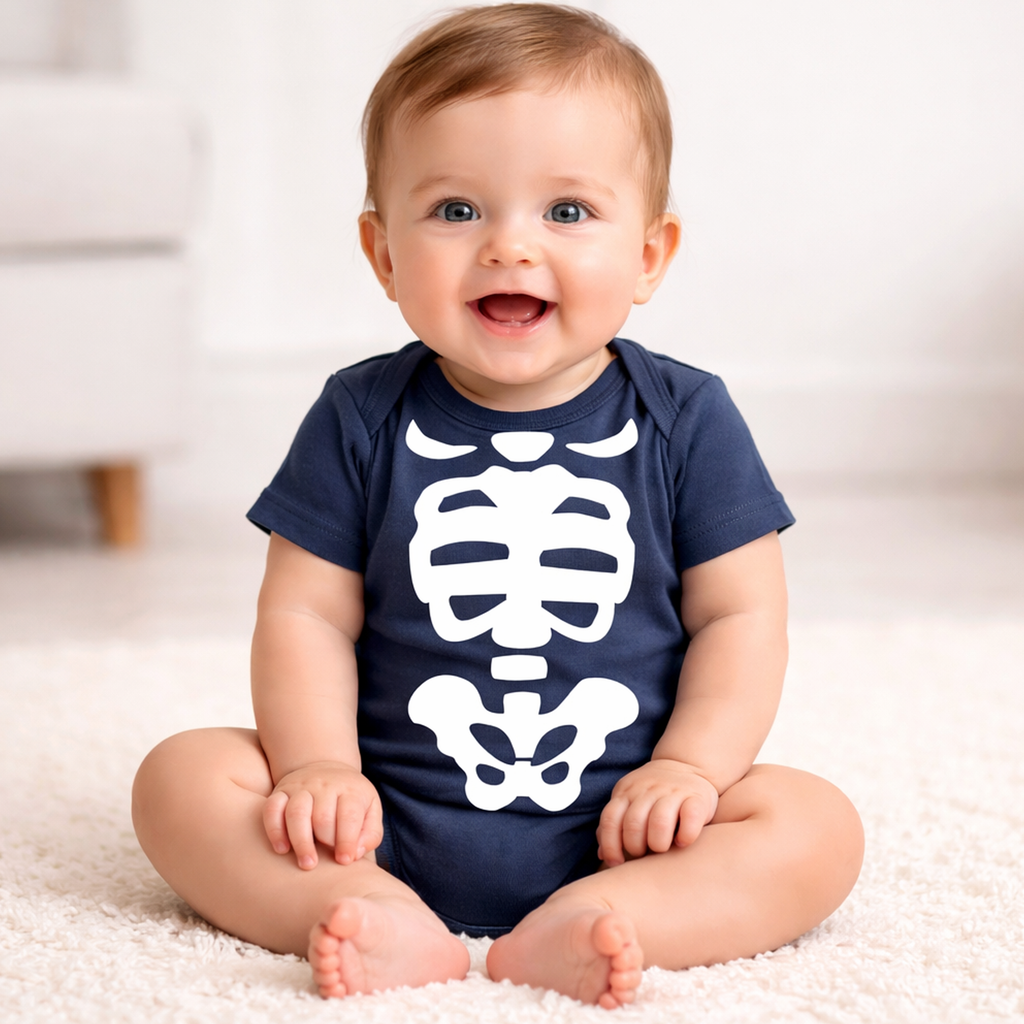 Skeleton Halloween Baby Bodysuit