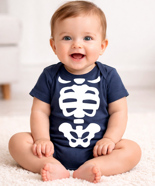 Body bébé Halloween squelette