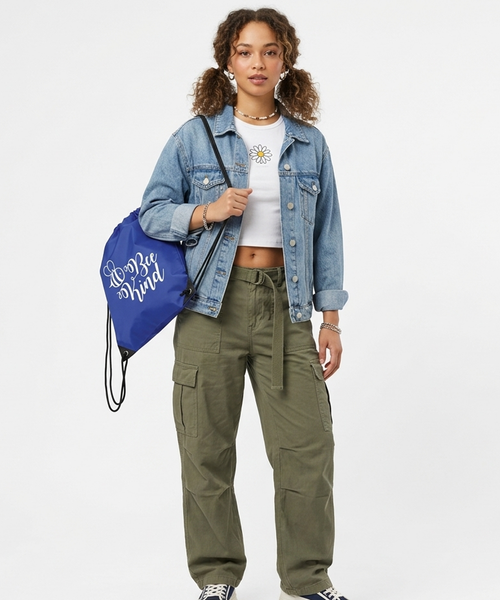 Bee Kind Drawstring Bag