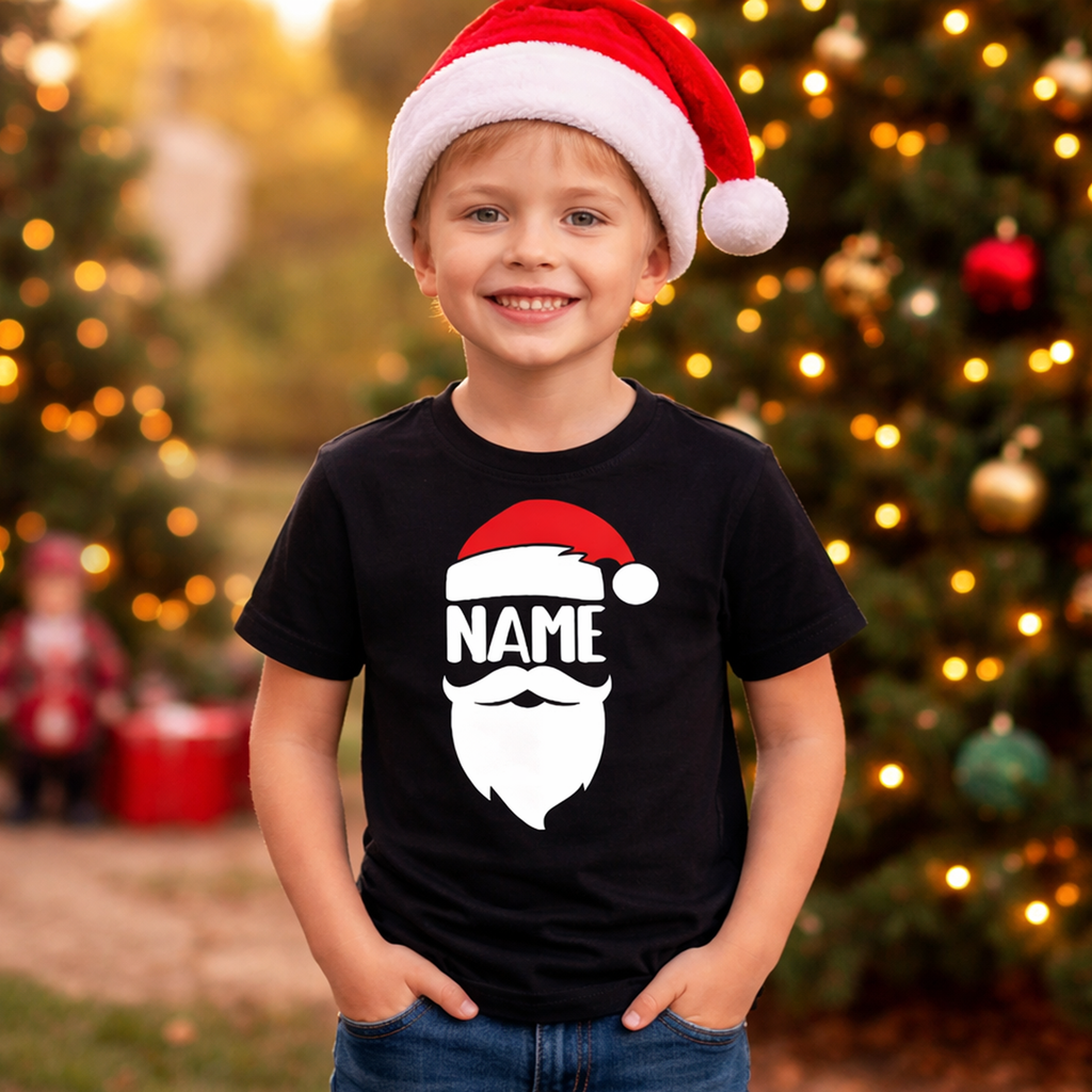 Adult X'MAS Personalised santa design Unisex T-Shirt