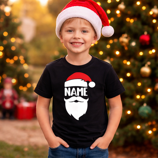 Adult X'MAS Personalised santa design Unisex T-Shirt