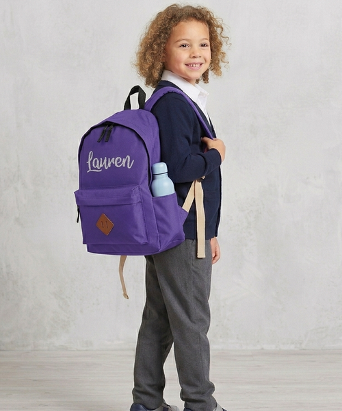 Sac à dos personnalisé pour fille avec imprimé scintillant