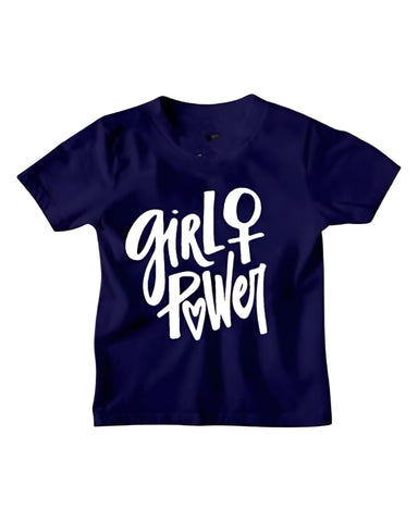 Girl power Children's navyblue T-shirt