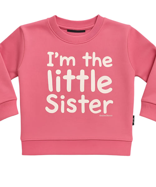 Je suis la petite soeur Sweat-shirt rose