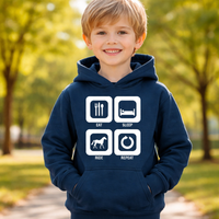 Eat Sleep Ride Repeat Horsey Hoodie