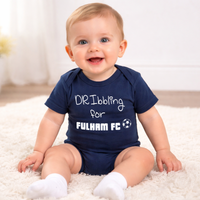 Dribbling For Fulham Football Baby Bodysuit
