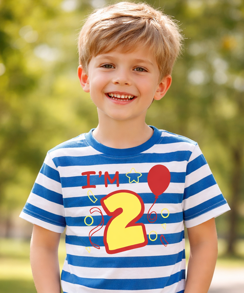 J'ai 2 ans T-shirt anniversaire enfant 
