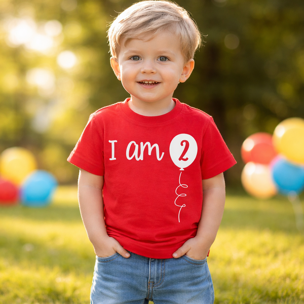 I Am 2 Children's Birthday T-Shirt