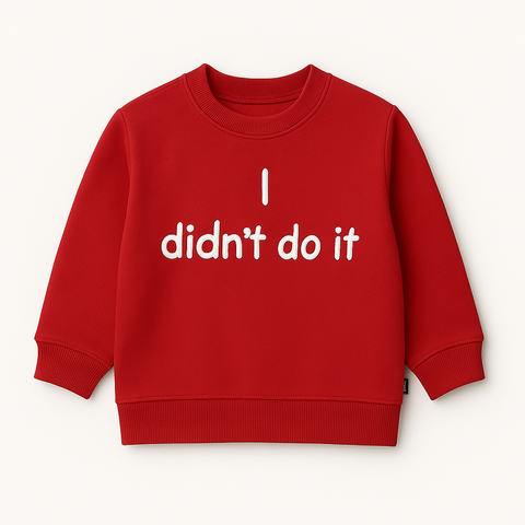Je ne l'ai pas fait Sweatshirt enfant